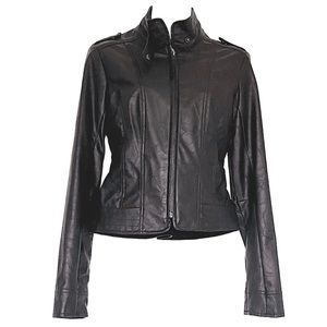 Jack by BB Dakota Black Vegan Leather Jacket Size Small, NWOT